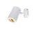 SLV Enola B Wall and Ceiling Light Aluminium White | Suitable for 1x GU10 