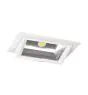LED Downlight Wallwasher Wally Maxi White 46W 6400lm 70x75D - 840 Cool White - 238x145mm