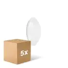 Multipack 5x Ledvance Surface Circular 250 White 13W 960lm - 840 Cool White | IP44 -  with Sensor